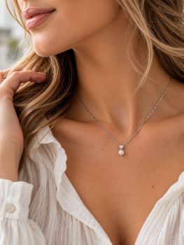 Naszyjnik Nomination Italy Pearls Loop z perłą typu shell srebrny kropka 242902 043 (2).jpg